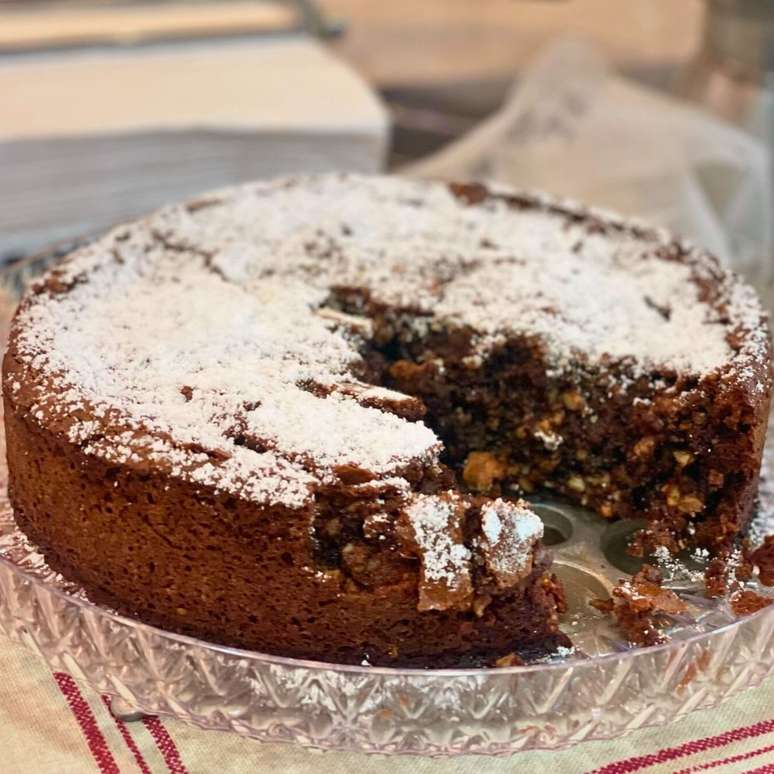 TORTA CAPRESE (Bolo de chocolate sem farinha)