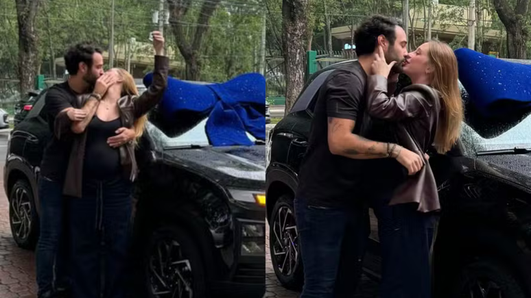 Pregnant, Duda Reis receives a large car worth R $ 150,000 from her husband, Du Nunes