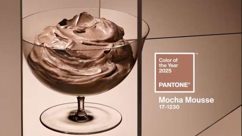 A cor Mocha Mousse, de 2025