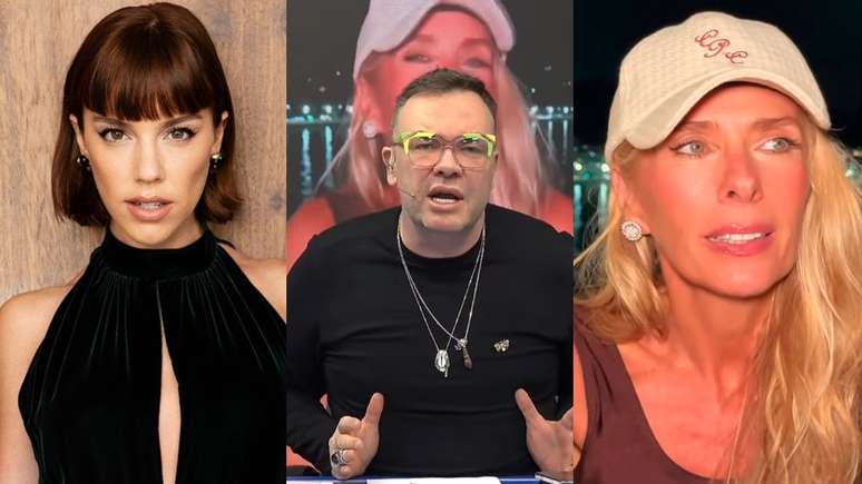 Alice Wegmann, Felipeh Campos e Adriane Galisteu