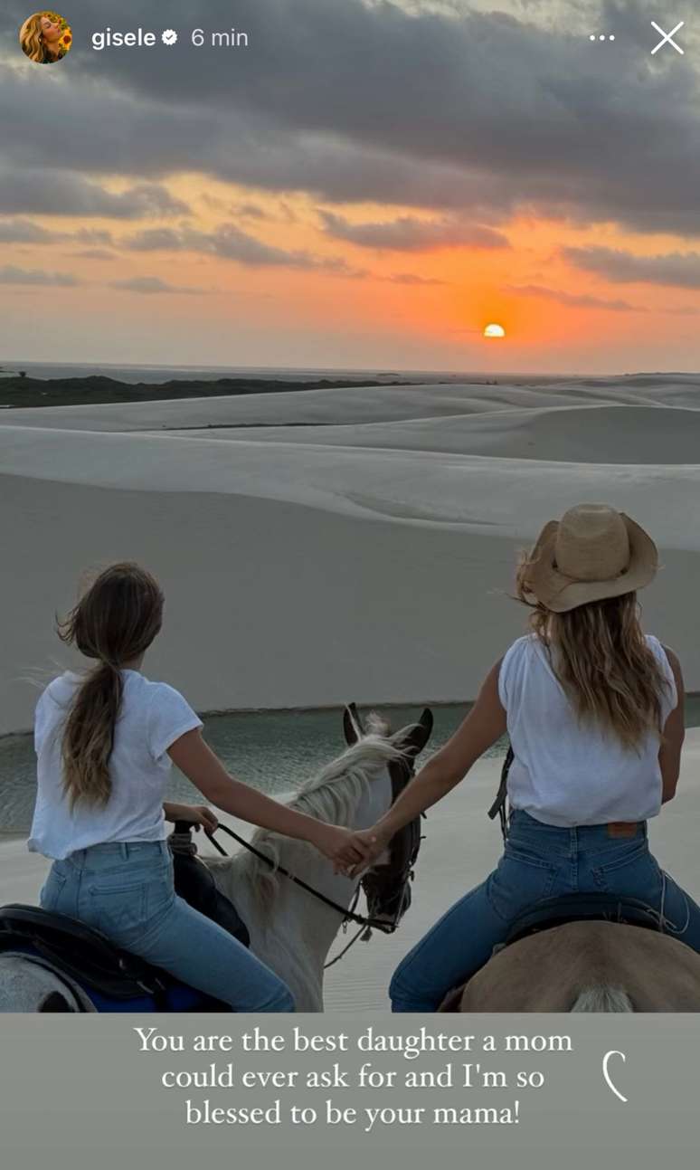 Gisele B&uuml;ndchen e Vivian Lake (Reprodu&ccedil;&atilde;o/Instagram)