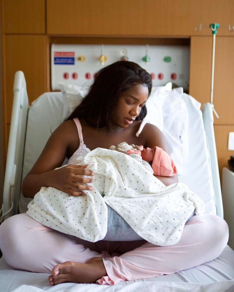 Iza and Nala, his daughter Iza and Nala, his daughter