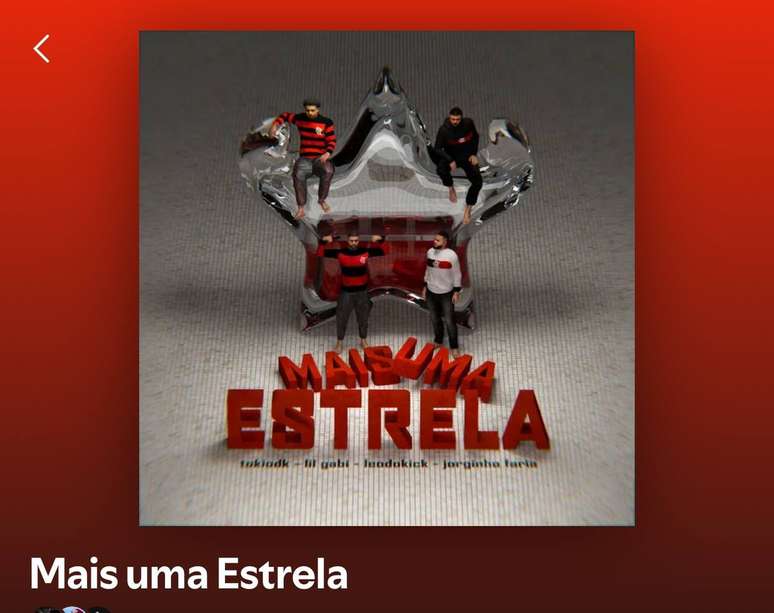 Capa da m&uacute;sica de Gabigol &ndash; Foto Reprodu&ccedil;&atilde;o