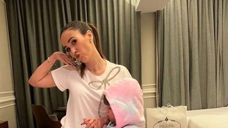 Tata Werneck surprises with the photo of her five-year-old daughter: “Look at the size of my little girl”