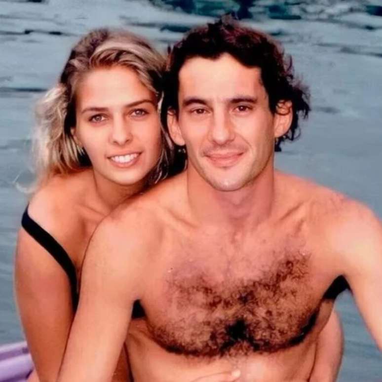 Adriane Galisteu e Ayrton Senna