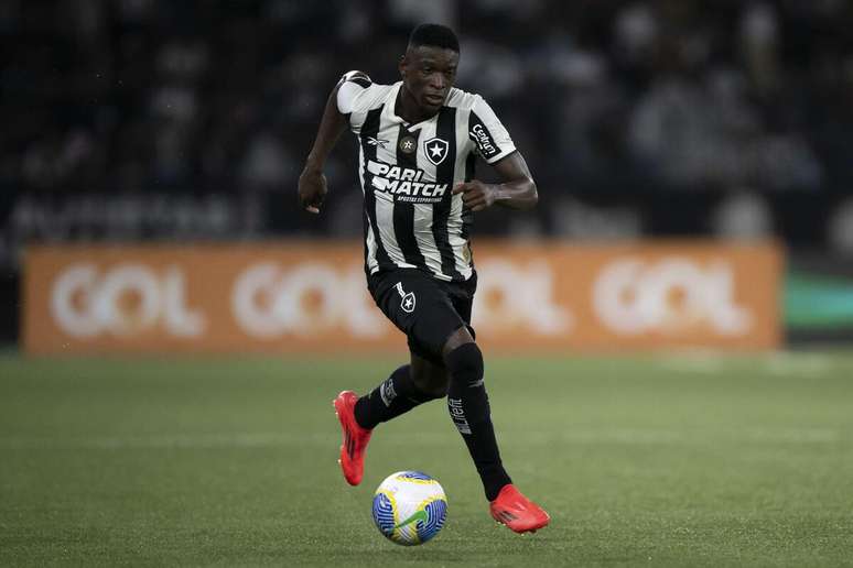 Luiz Henrique (Botafogo) durante jogo contra o Cuiabá, no dia 10.11.2024 