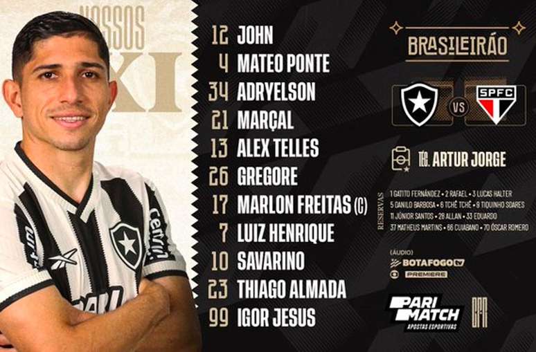 Divulga&ccedil;&atilde;o / Botafogo