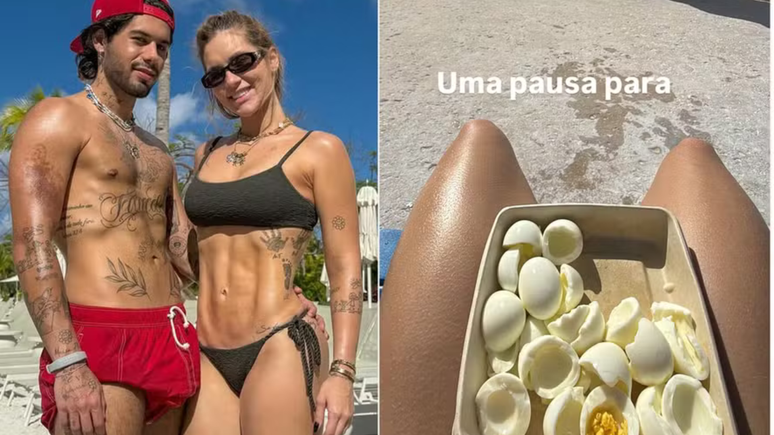 Virginia Fonseca takes eggs to the beach and follows a controversial diet