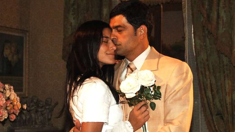 Serena (Priscila Fantin) e Rafael (Eduardo Moscovis) de Alma Gêmea