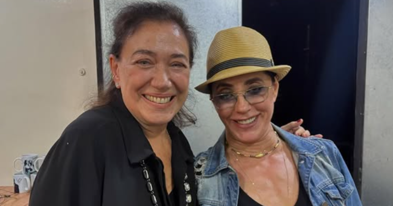 Lilia Cabral e Christiane Torloni se reencontram e fas vao a loucura