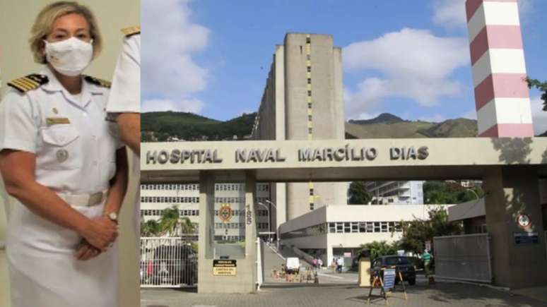 Capitão Gisele Mendes, superintendente do Hospital Naval Marcílio Dias