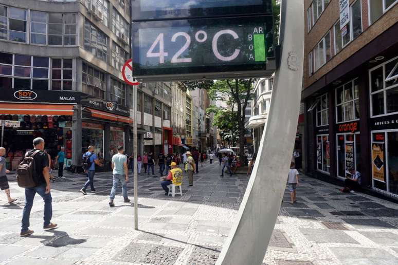 São Paulo já enfrentou temperatura de 42ºC durante o verão