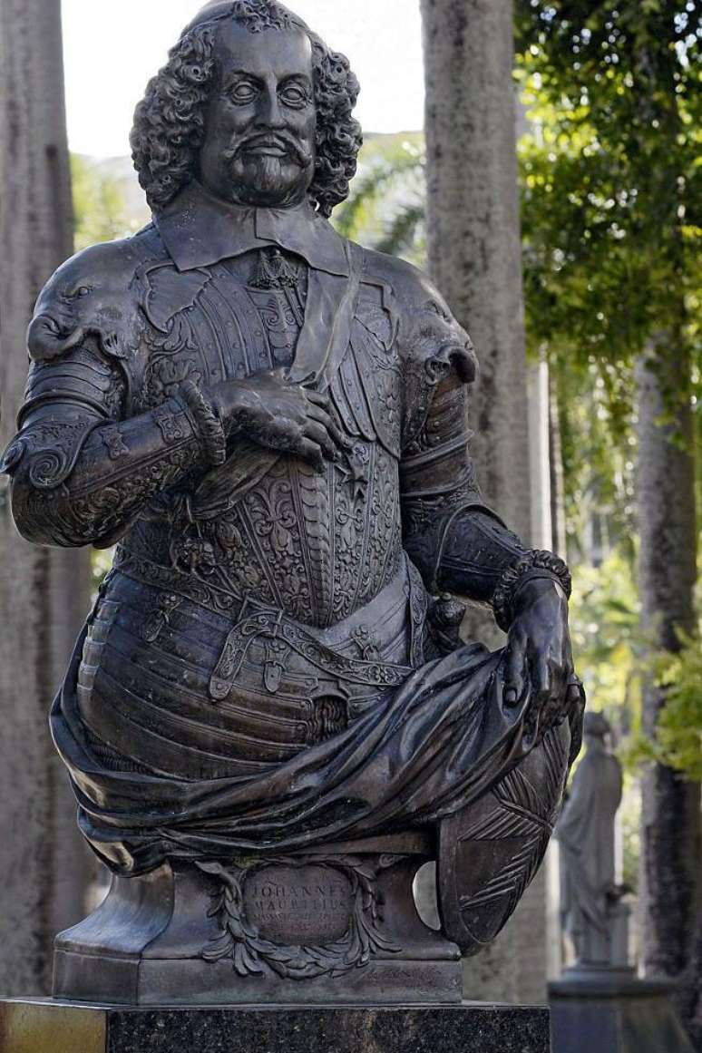 Recife preserva um busto de Maurício de Nassau