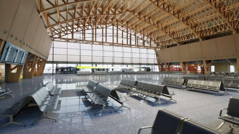 Aeroporto de Congonhas terá um terminal de passageiros com o dobro do tamanho atual.