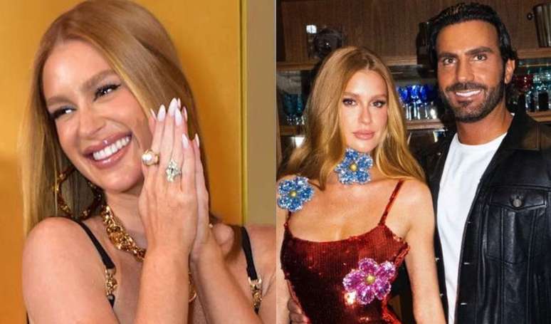 Marina Ruy Barbosa e seu anel milion&aacute;rio de noivado de luxo s&atilde;o envolvidos em processo do pai de Abdul Fares contra o filho, diz jornal.