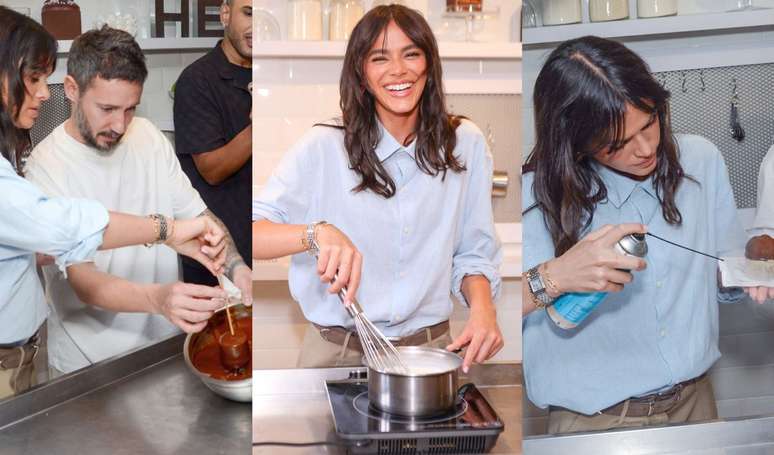 MasterChef now! With a sartorial look, Bruna Marquezine ‘gets her hands dirty’ with famous international chefs