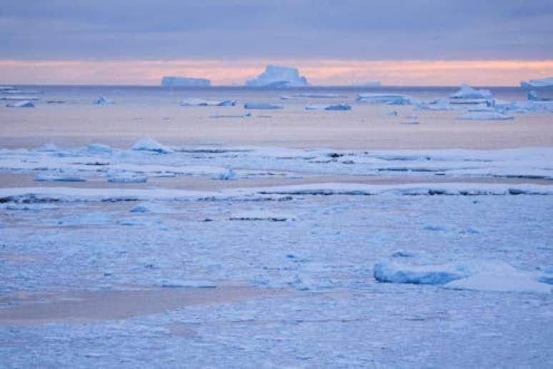 Continente mais remoto, in&oacute;spito e intocado do mundo n&atilde;o est&aacute; livre da polui&ccedil;&atilde;o marinha, e junto com os pl&aacute;sticos v&ecirc;m col&ocirc;nias de bact&eacute;rias que podem afetar a vida no oceano e fora dele, permitindo que pat&oacute;genos potencialmente prejudiciais se espalhem Oleksandr Matsibura/Shutterstock