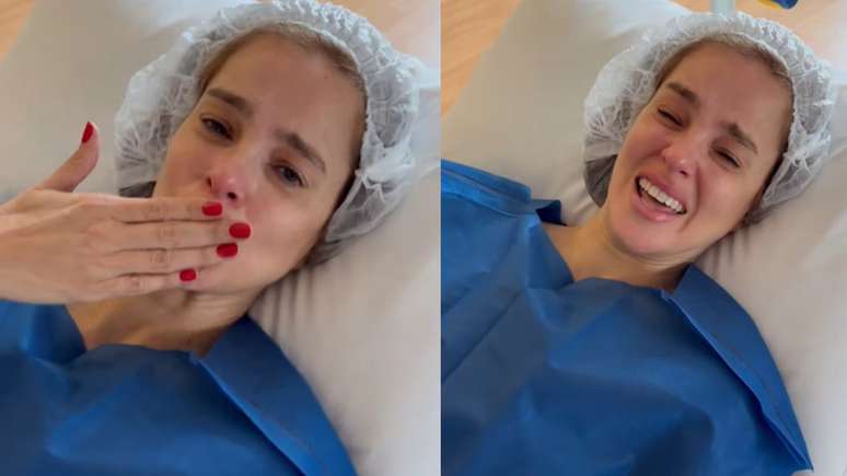 Rodrigo Faro exp&otilde;e Vera Viel aos prantos antes de cirurgia: 'Medo'