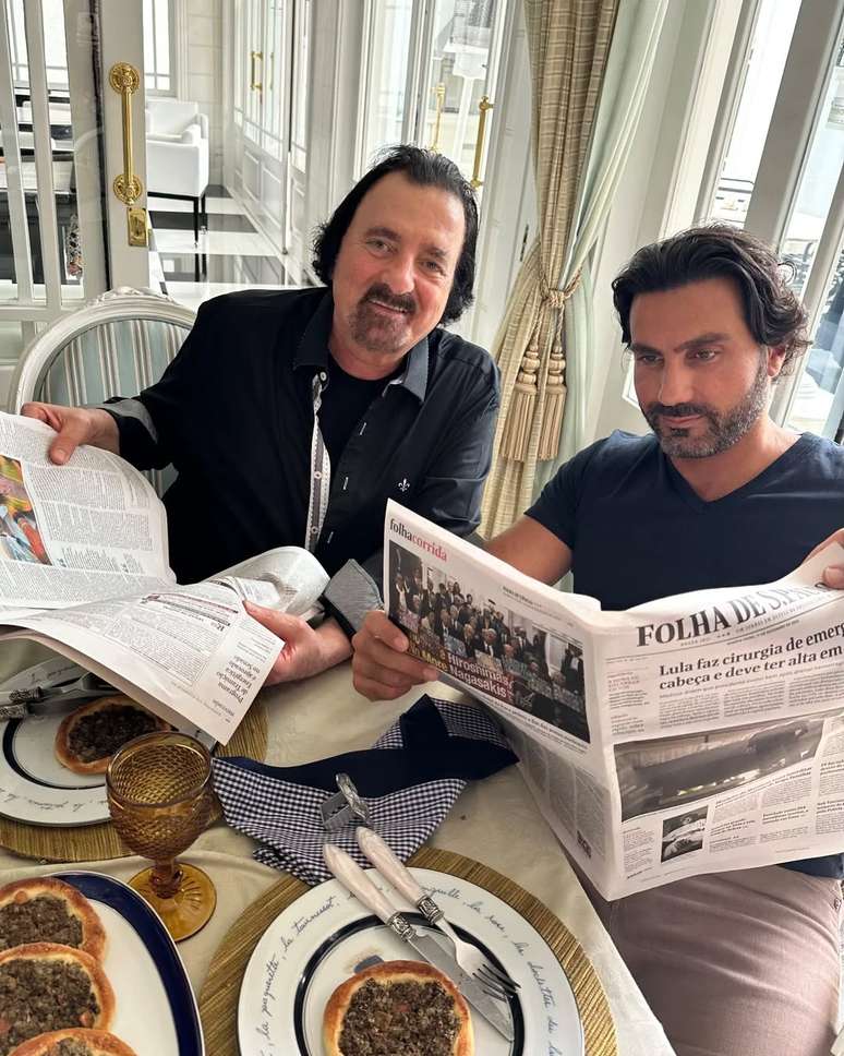 Abdul Fares and Jamel Fares, respectively boyfriend and father-in-law of Marina Ruy Barbosa - Instagram Abdul Fares and Jamel Fares, respectively boyfriend and father-in-law of Marina Ruy Barbosa - Instagram