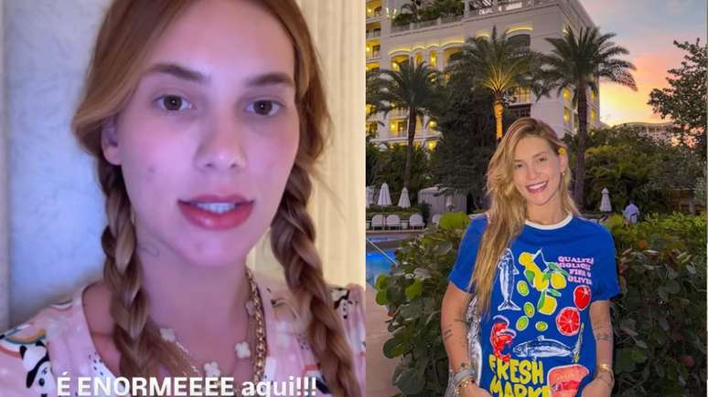 Virginia exp&otilde;e luxo de hotel em Bahamas e revela perrengue