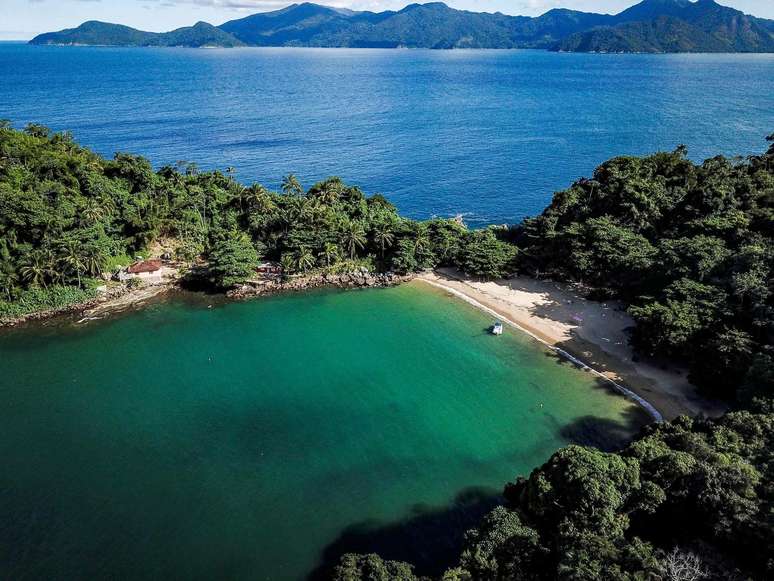 Saco do Eustáquio, em Ilhabela 