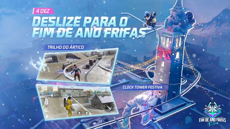 Free Fire - Fim de Ano Frifas: Aurora