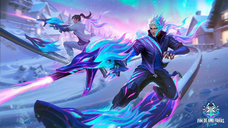 Free Fire - Fim de Ano Frifas: Aurora