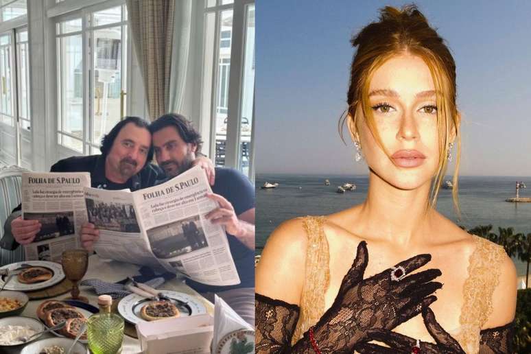 Jamel e Abdul Fares posam juntos | Marina Ruy Barbosa faz ensaio