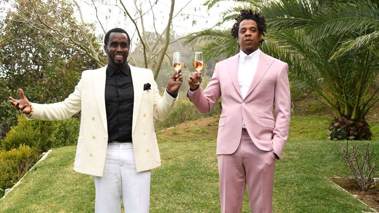 Sean 'Diddy' Combs e Jay-Z em 2020 