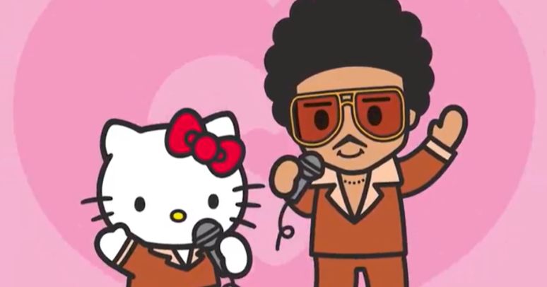 Moda e música se encontram: Hello Kitty e Bruno Mars anunciam coleção