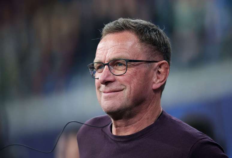 Ralf Rangnick é atualmente técnico da Áustria; ele cortou Burgstaller após polêmica do atacante –