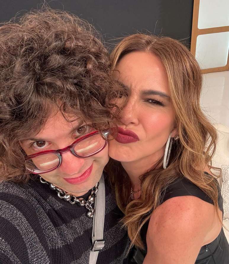 Luciana Gimenez e seu filho, Lucas Jagger