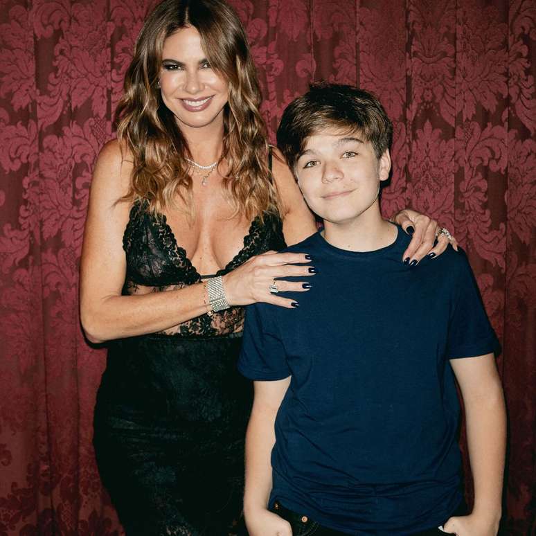 Luciana Gimenez e seu filho, Lorenzo