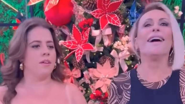 Tati Machado e Ana Maria Braga no "Mais Você"