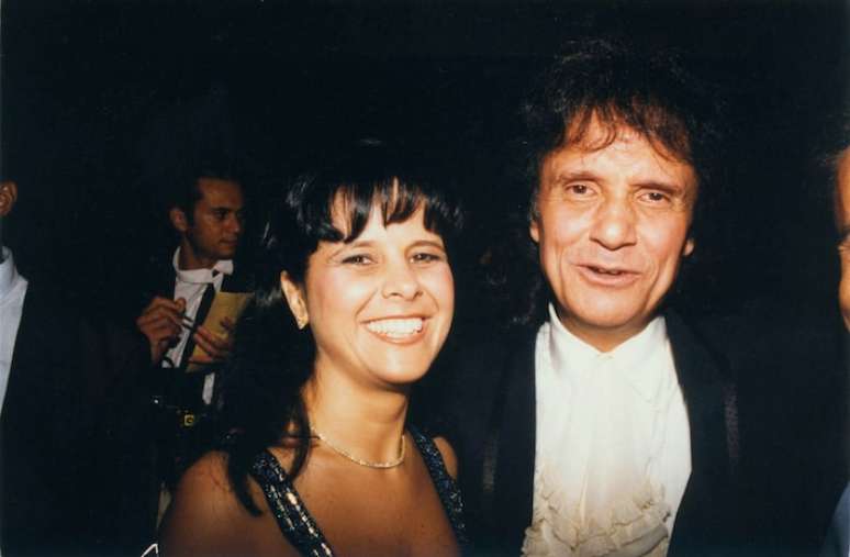 Maria Rita e Roberto Carlos em 1995.