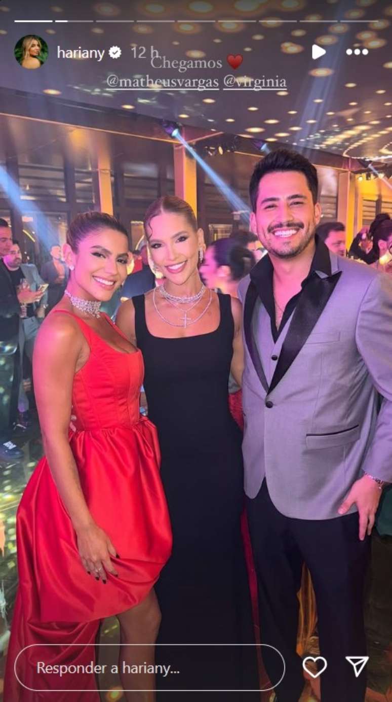 Hariany Almeida , Virginia Fonseca e Matheus Vargas - Reprodução/Instagram