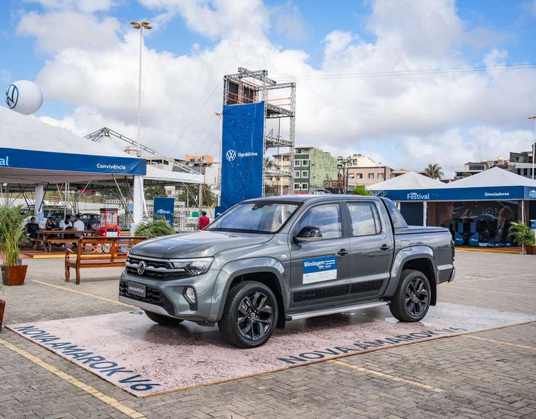 Volkswagen Amarok blindado pelo Blindagem Vale+