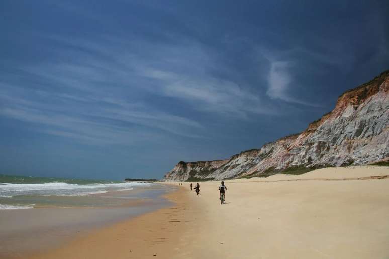 Praia de Taípe, em Arraial d’Ajuda 