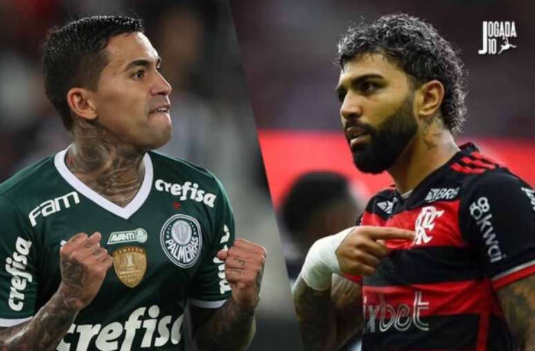 - Fotos: Cesar Greco/Palmeiras / Marcelo Cortes/Flamengo - Legenda: Cruzeiro deseja apresentar reforços no Mineirão