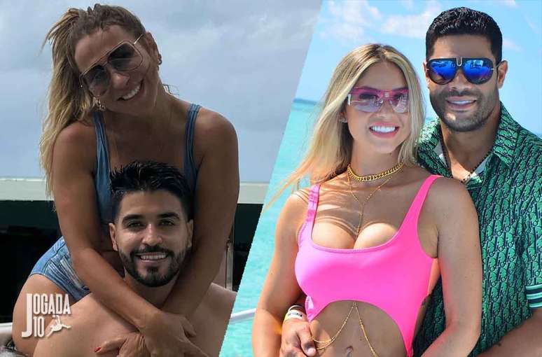 Atleta assumiu relacionamento com sobrinha da ex – Fotos: Reprodução Instagram