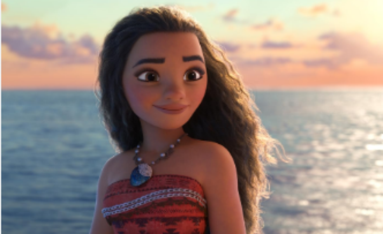 Personagem Moana do filme "Moana - Um Mar de Aventuras", da Disney 