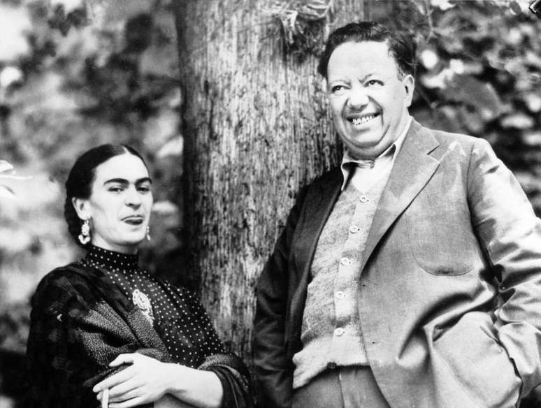 Frida Kahlo e o marido, Diego Rivera, eram professores da Esmeralda