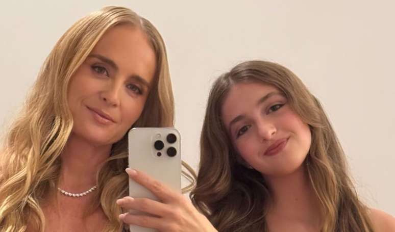 Angélica posa com Eva e tamanho da filha com Luciano Huck, aos 12 anos, vai te impressionar. Veja!.