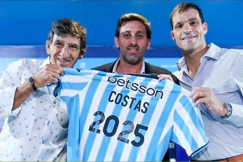 Gustavo Costas, Diego Milito e Sebasti&aacute;n Saja em renova&ccedil;&atilde;o do treinador da Academia &ndash;