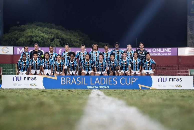 Las jugadoras de Rio Grande do Sul abandonan el campo tras el incidente - Foto: Guillerme Veiga / Copa Femenina de Brasil