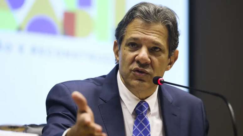 O ministro da Fazenda, Fernando Haddad