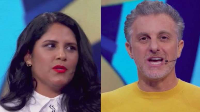 Talitha Costa e Luciano Huck no "Quem Quer Ser Um Milionário?"