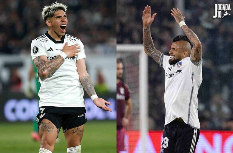 Carlos Palacios dan Arturo Vidal baru-baru ini bermain di Colo-Colo -