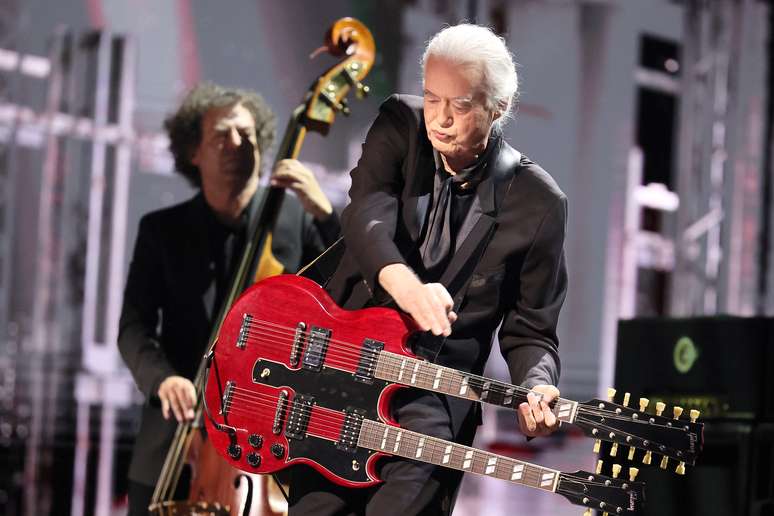 Jimmy Page, guitarrista do Led Zeppelin,betsafe casino online2023 