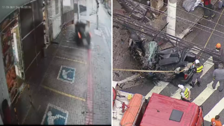 Carro fica destruído após bater contra posteup and down bet calculatoralta velocidade; duas pessoas morreram